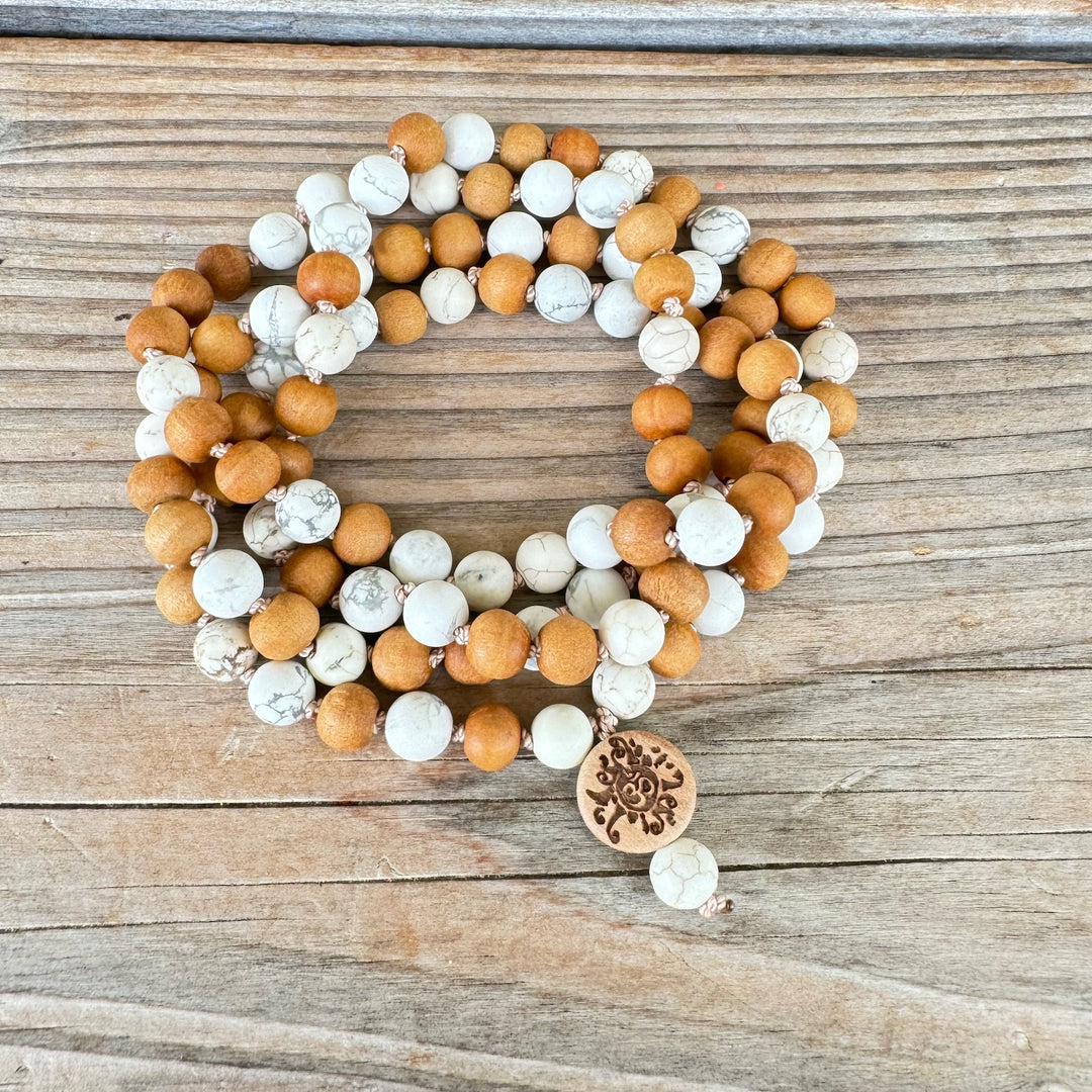 27#108 Mala Magnesit mit Sandelholz | 8 mm